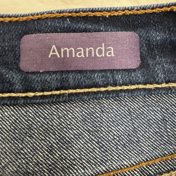 Gloria Vanderbilt Amanda Womens Size 12 Tapered Leg Dark Wash Denim Jeans - Picture 3 of 11